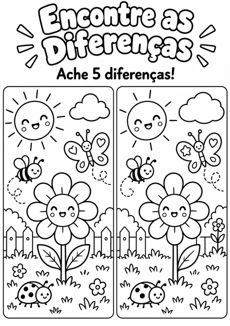 Amostra de encontre as diferenças